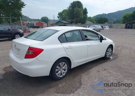 2012 Honda Civic Lx из США, поврежденный, VIN 19XFB2F51CE030039
